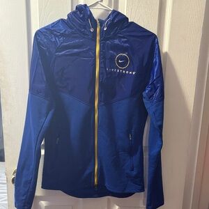 Nike Women's Blue and Yellow Ski Jacket